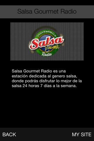 Salsa Gourmet Radio screenshot 3