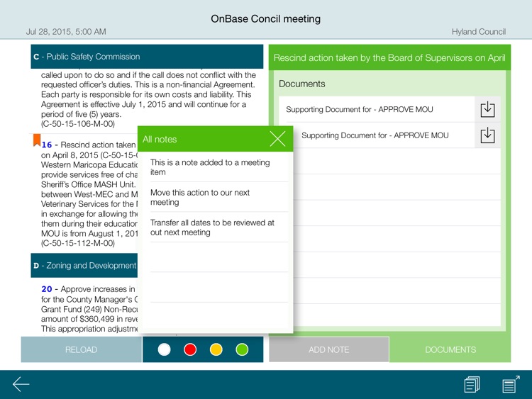OnBase Agenda To Go screenshot-3