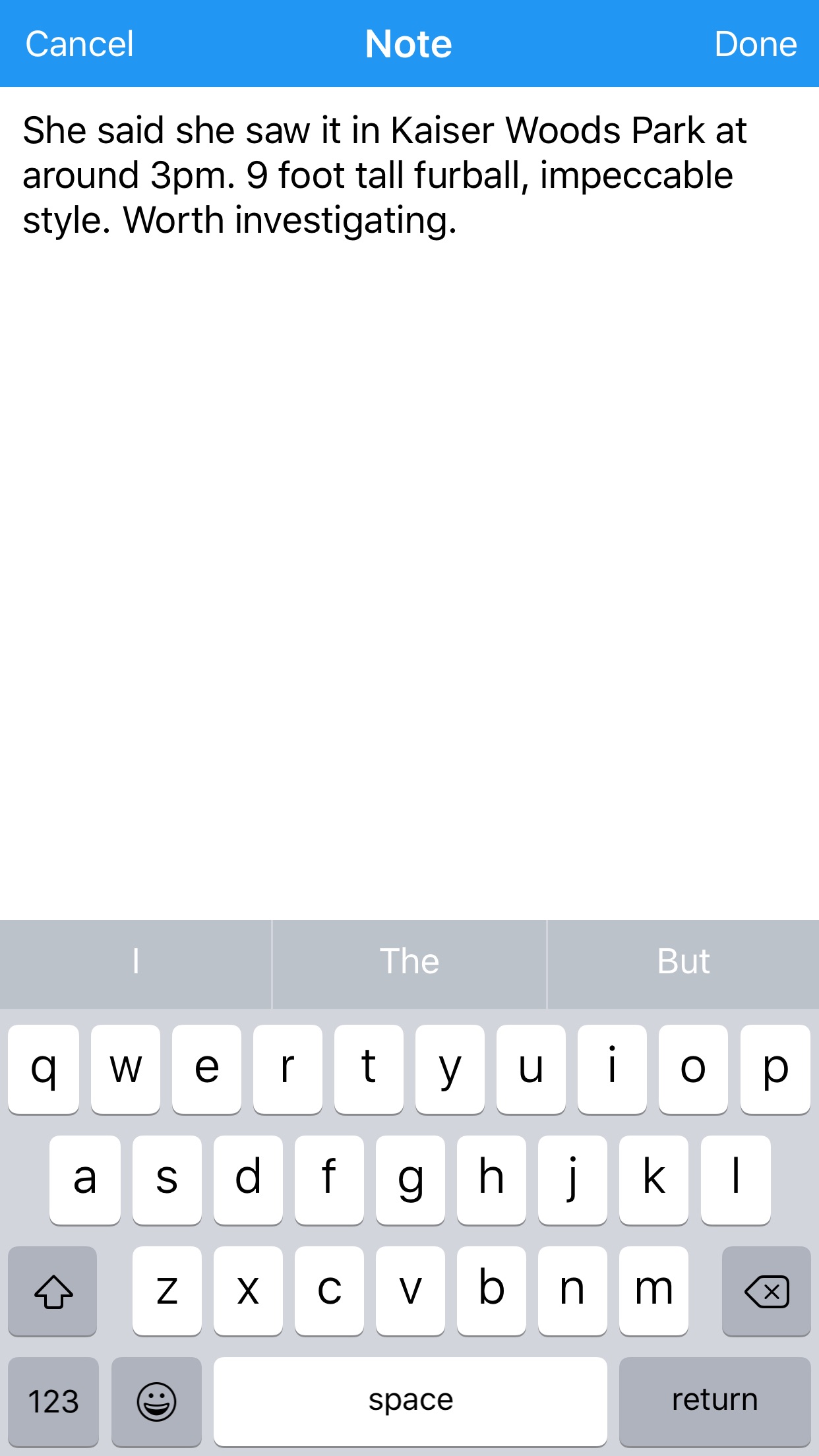 Screenshot do app Yeti – Capture Everything