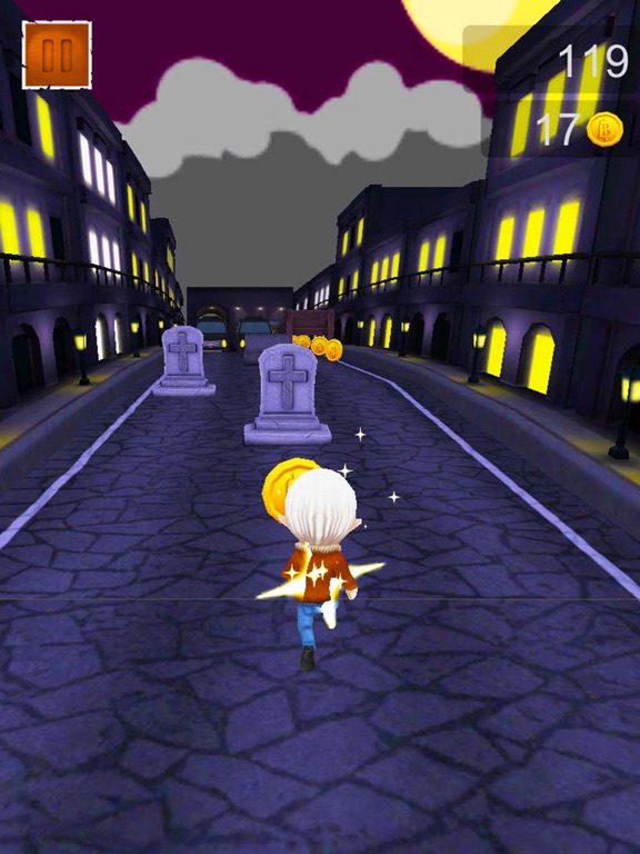 Screenshot #5 pour City Night Endless Infinite Vampire Runner