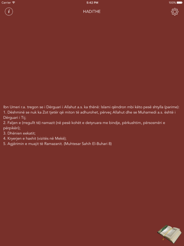 Hadithe iPad screenshot