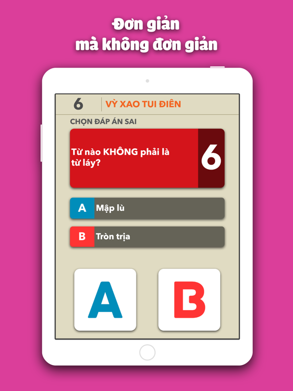 Sai Là Đúng: Đố Vui Hại Não 2016 iPad screenshot