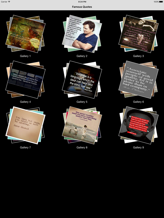 Screenshot #4 pour Free Famous Quotes