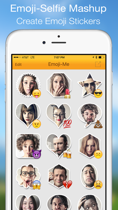 Emoji-Me (Emoji - Selfie Stickers)のおすすめ画像1