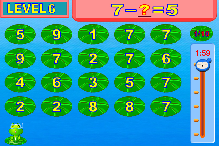 Easy learning subtraction - Smart frog kids math