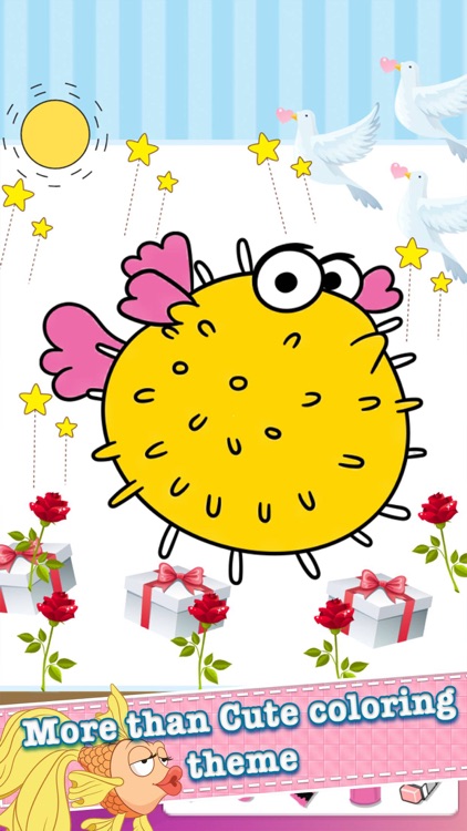 Ocean Drawing Coloring Book - Cute Caricature Art Ideas pages for kids screenshot-3