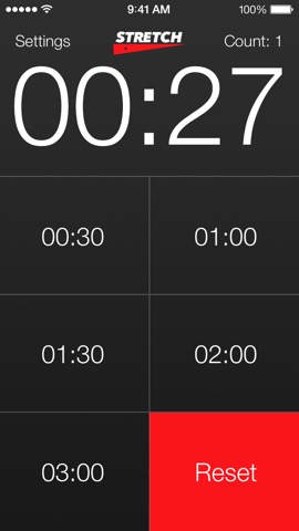 Stretch - A countdown timer for fitness, workout, egg, or anything reallyのおすすめ画像1