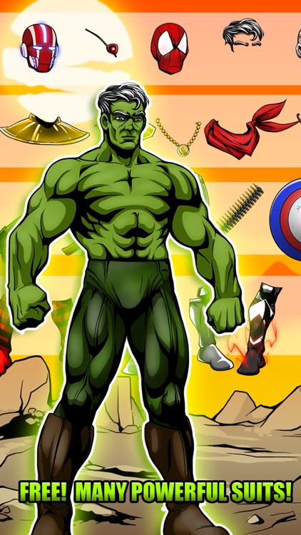 Create Your Own Man Super-Hero -  The Comics Super-Man Characters Costume Maker Dress Up screenshot-3