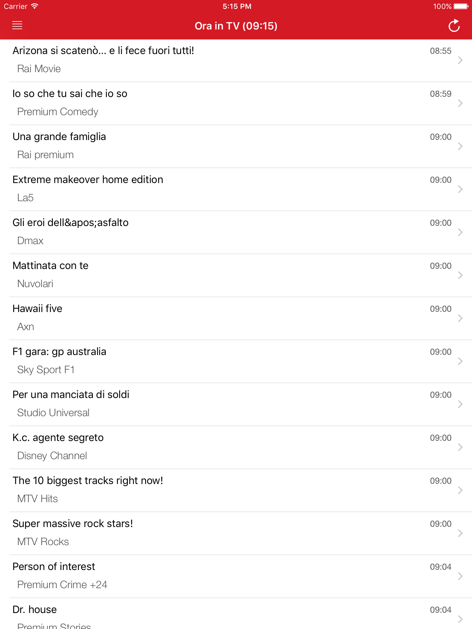 Televisione Italiana Guide screenshot 8