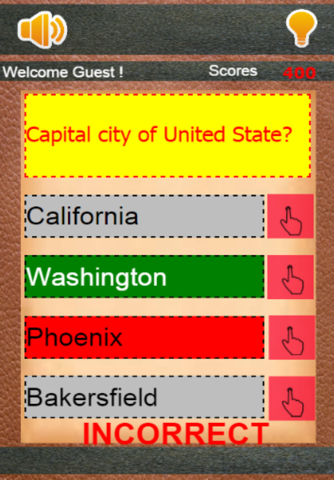 answered questions the capital of the country screenshot 4
