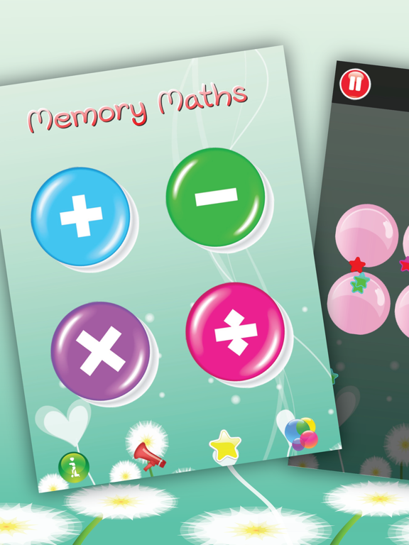 Screenshot #4 pour Memory Maths - The free and simple memory match 2 on mathematical equation game