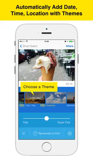 Скриншот VideoSlam - Instant Video Compilations From Your Videos And Photos на iPhone 4