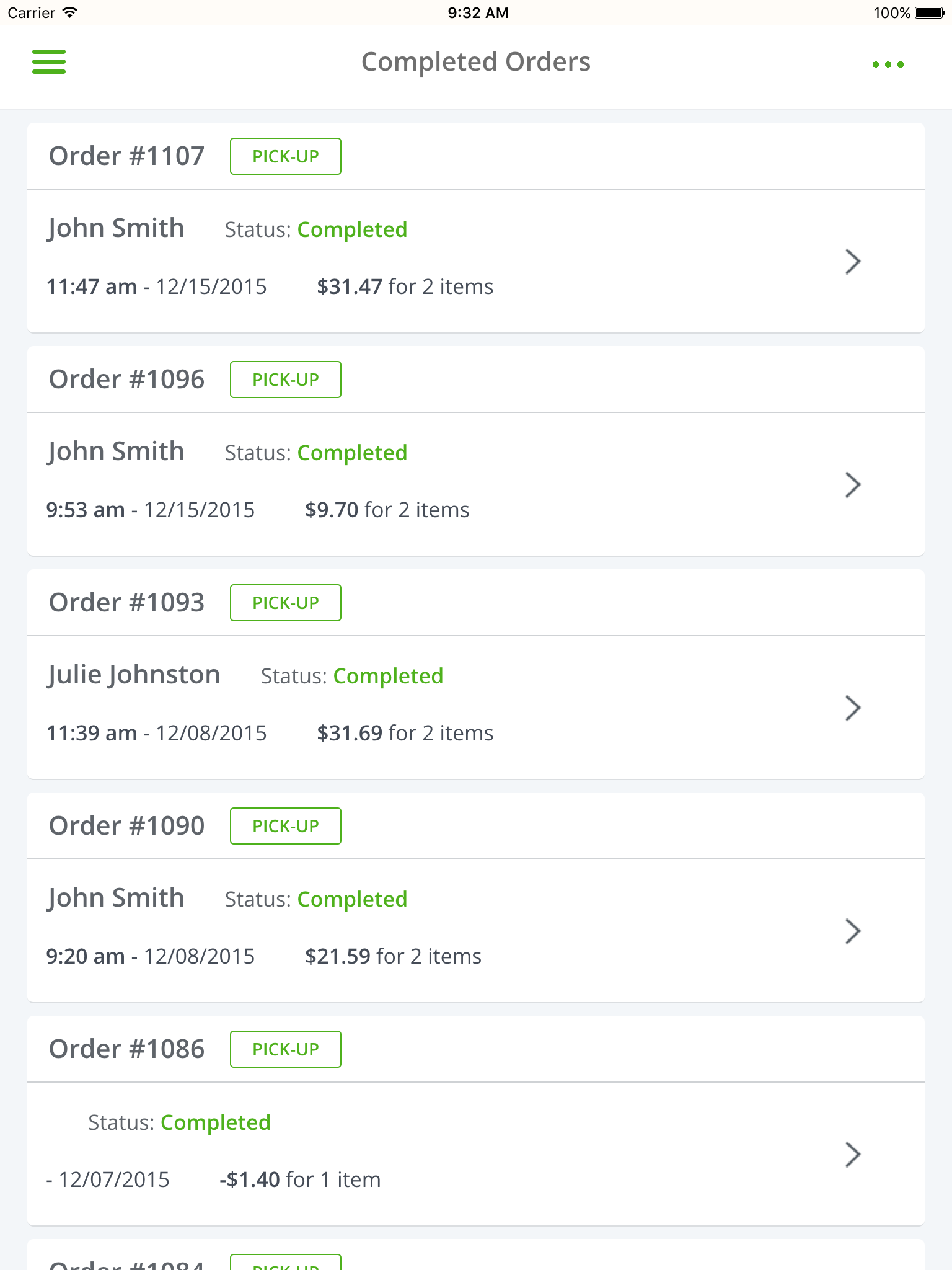 Foodie Order
