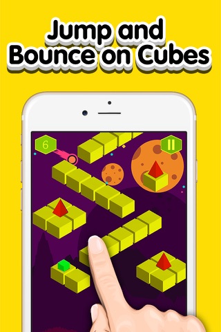 Bouncing Switching Color Cube screenshot 2