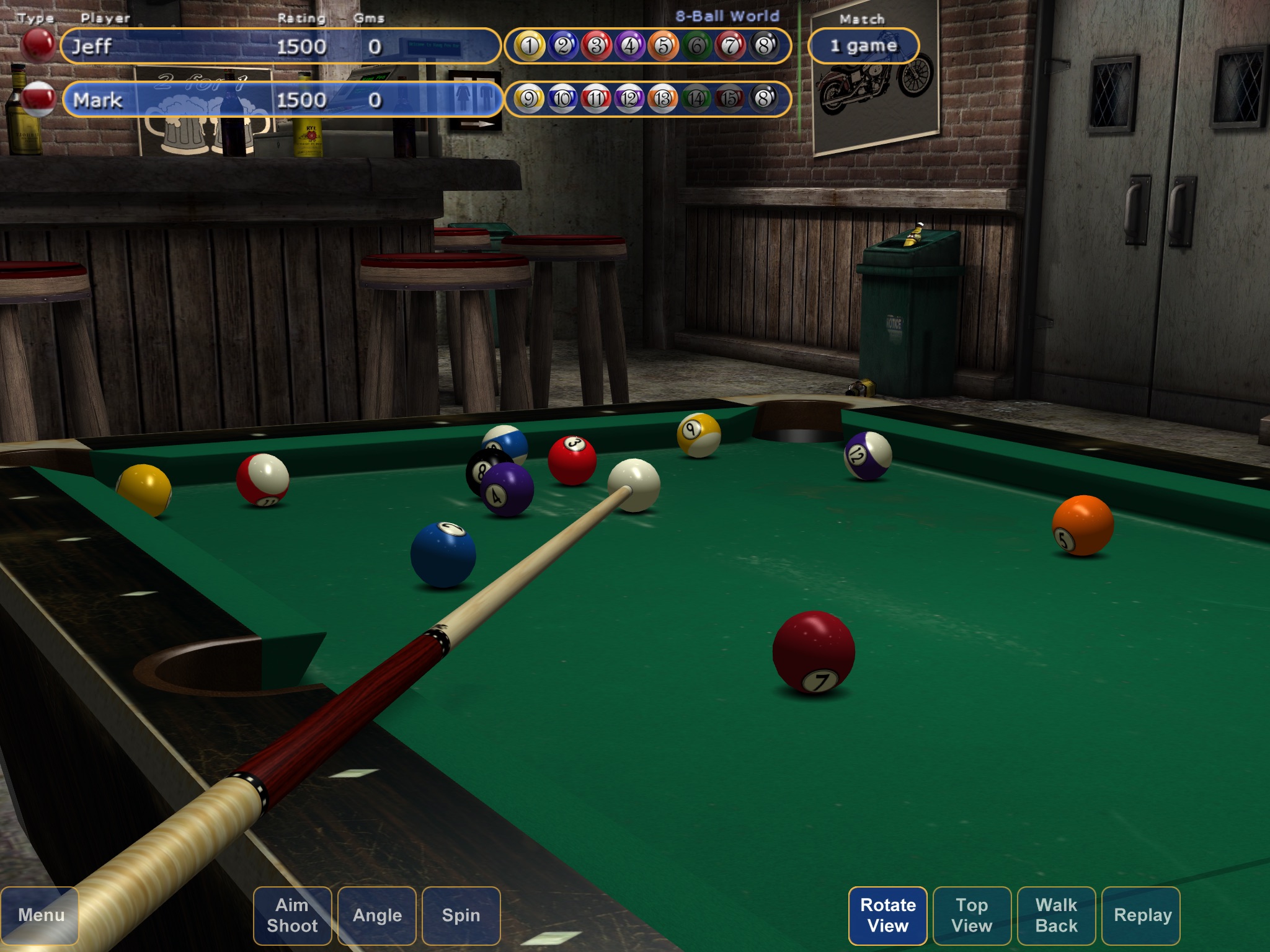 Virtual Pool 4 screenshot 2