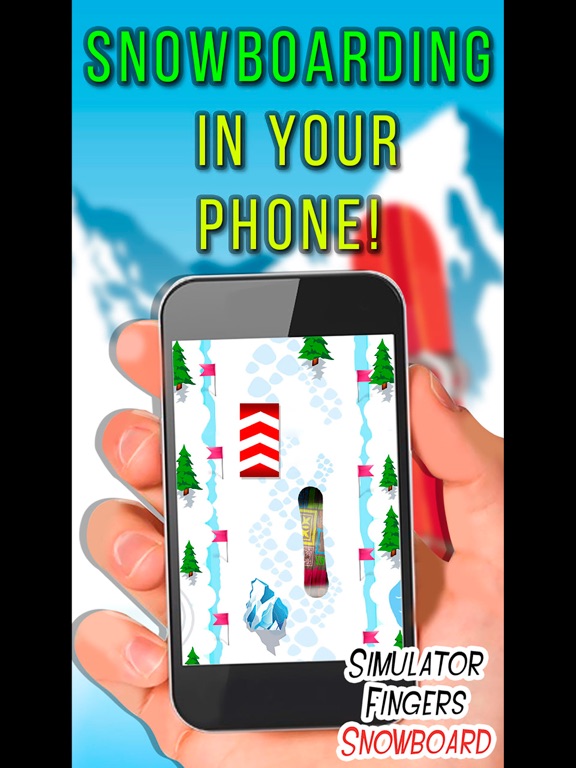 Screenshot #4 pour Simulator Fingers Snowboard