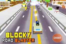 Game screenshot Blocky Road Blaster - 3D ( Fun Race & Shoot Game ) mod apk