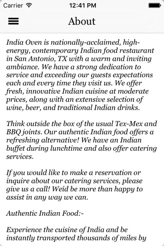 India Oven Restaurant screenshot 4