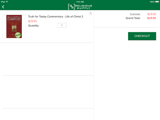 Religious Supply Center Bookstore iPad screenshot