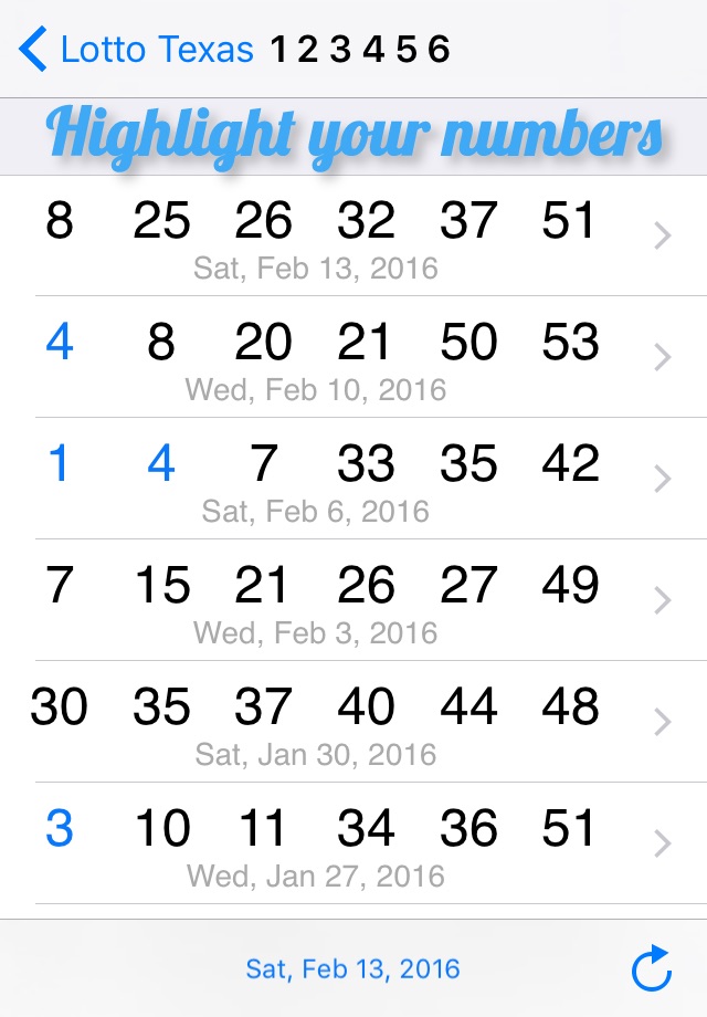 Lotto Texas Results screenshot 3