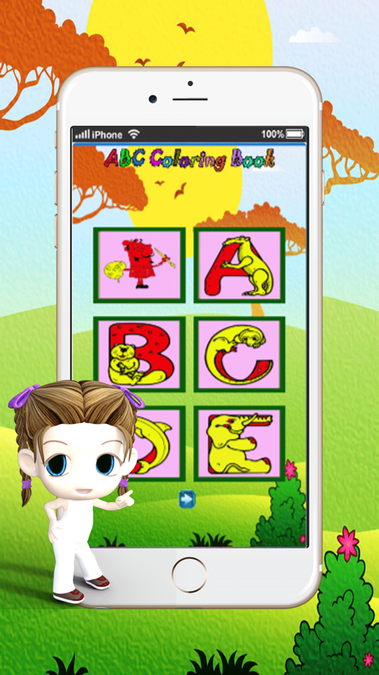 #1. ABC Draw Pad : Learn to painting and drawing coloring pages printable for kids free (iOS) 由: Natthaya Sutthitham
