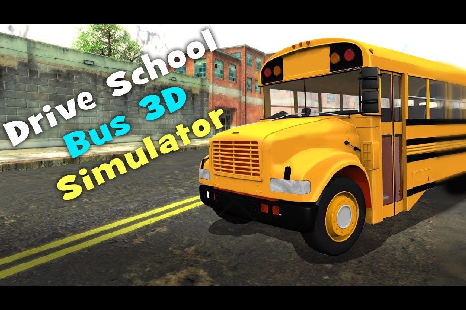 Drive School Bus 3D Simulator screenshot 3
