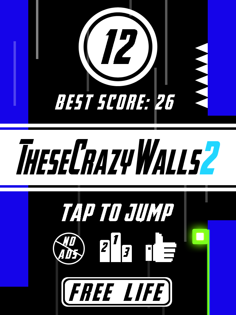 These Crazy Walls 2 -- One Finger Fast Pace Mini Game,More Color,More Fun!