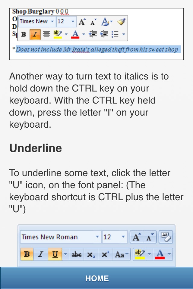 iPhone screenshot