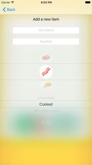 How to cancel & delete Freezer Organiser from iphone & ipad 2