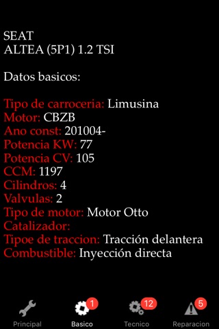 Auto Info 2017 Espanol screenshot 2