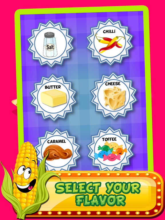 Popcorn Maker-Kids Girls free cooking fun game iPad screenshot