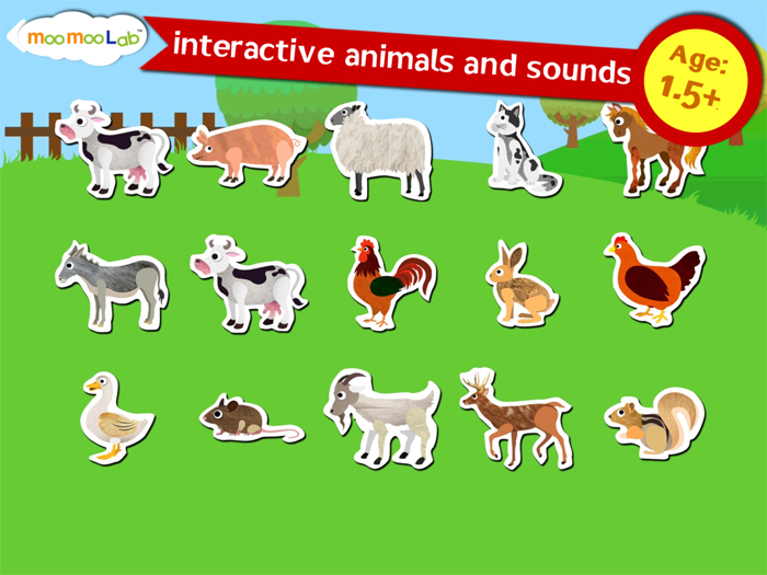 Tiere auf dem Bauernhof - Aktivitäten Puzzles Bauernhoftiere Learnspiele für Kinder und Kleinkinder von Moo Moo Lab