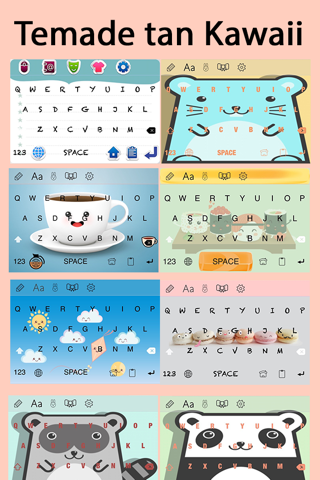 Color Fonts Keyboard: Cute Bio screenshot 2