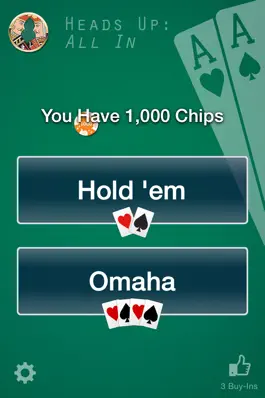 Game screenshot Heads Up: All In (1-on-1 Poker) apk