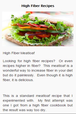 High Fiber Recipes screenshot 3