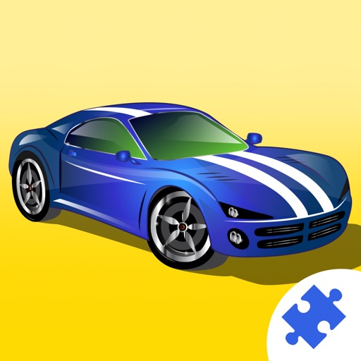 Sports Cars & Monster Trucks Jigsaw Puzzles : free logic game for toddlers, preschool kids and little boys Icon