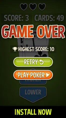 Game screenshot Higher Lower - Free Hi Low hack