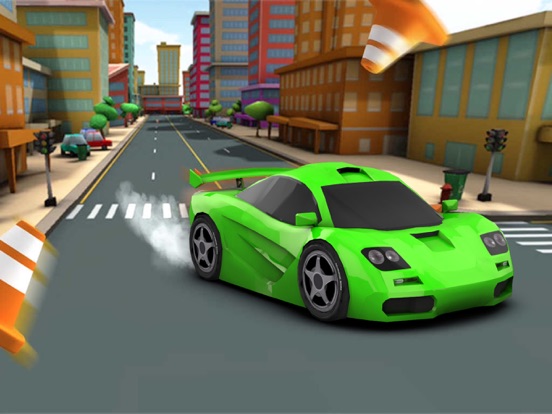 3D 楽しいレースゲーム 最高の車ゲーム 無料の高速レースのおすすめ画像1