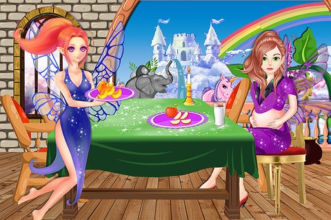 Fairy Mommy Gives Birth baby games screenshot 2