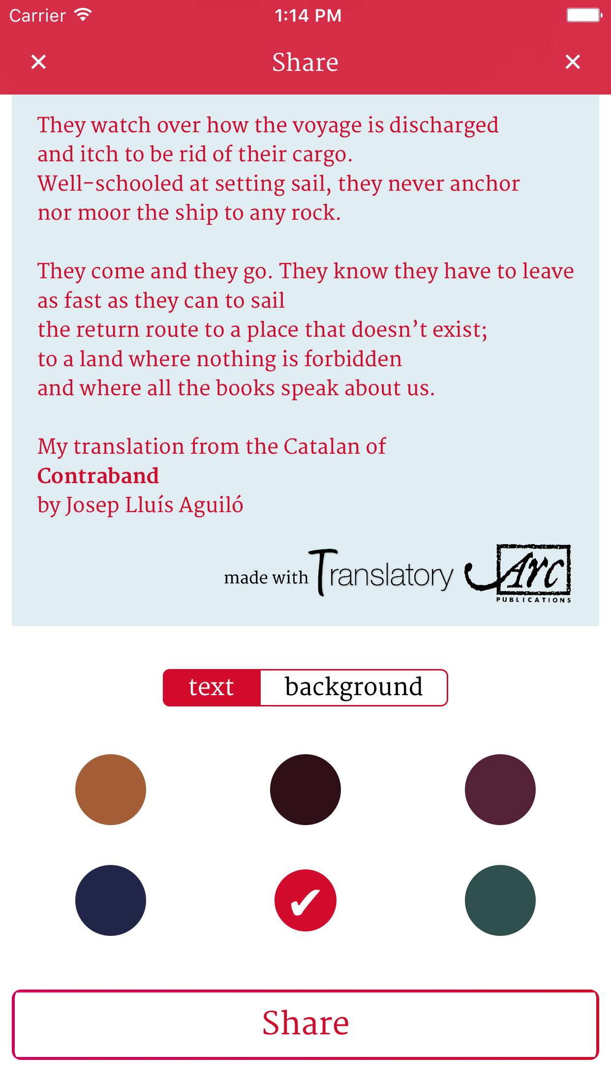 Translatory – translate poetry for fun! screenshot 5