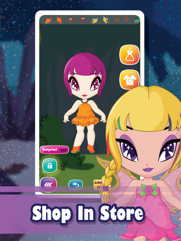 Pop Pixie Dress Up : High Princess Fairy Tale Girl iPad screenshot