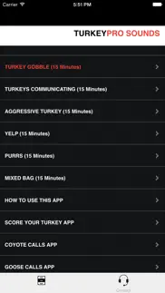 turkey calls - turkey sounds - turkey caller app iphone screenshot 1
