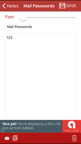 Secure Notes (Protect your notes) screenshot