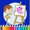 Baby Animal Cute Paint and Coloring Book - Free Games For Kids