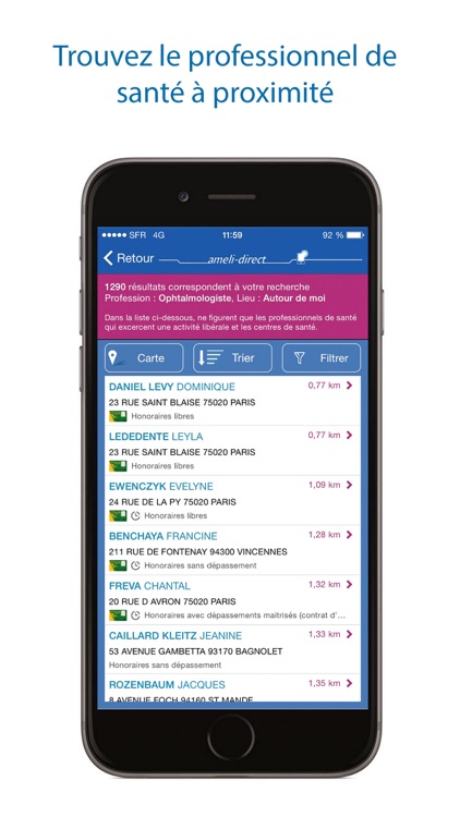 Annuaire santé d’ameli