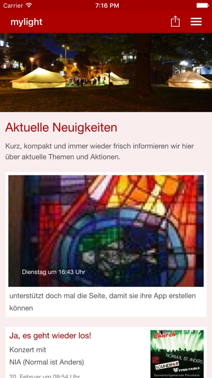 mylight Jugendkirche Pforzheim