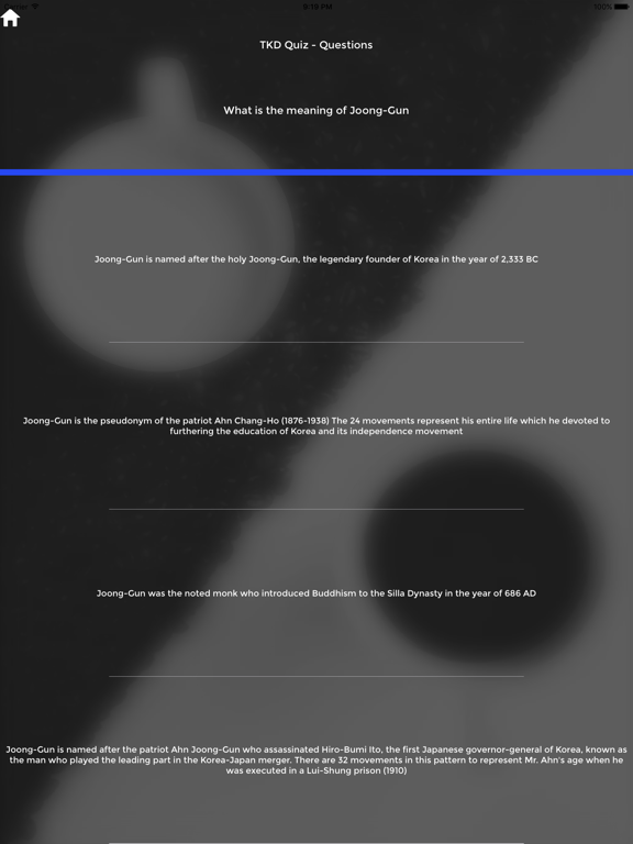 Screenshot #5 pour TKD Quiz - TAGB TaeKwonDo Grading Questions