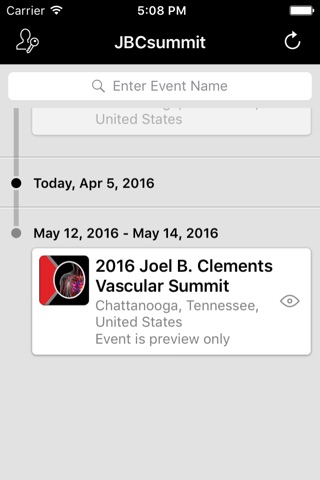 Joel B. Clements Vascular Summit screenshot 2