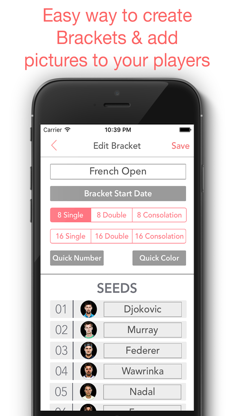 Bracket - Tournament Builder for Sports screenshot 3