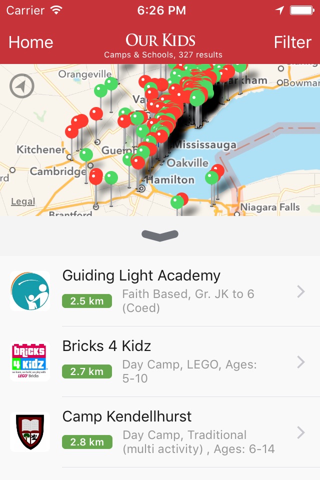 Our Kids: Find Schools & Camps screenshot 2